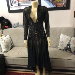 🌺🌺NATORI LACE ROBE - NIGHTGOWN SUZE S